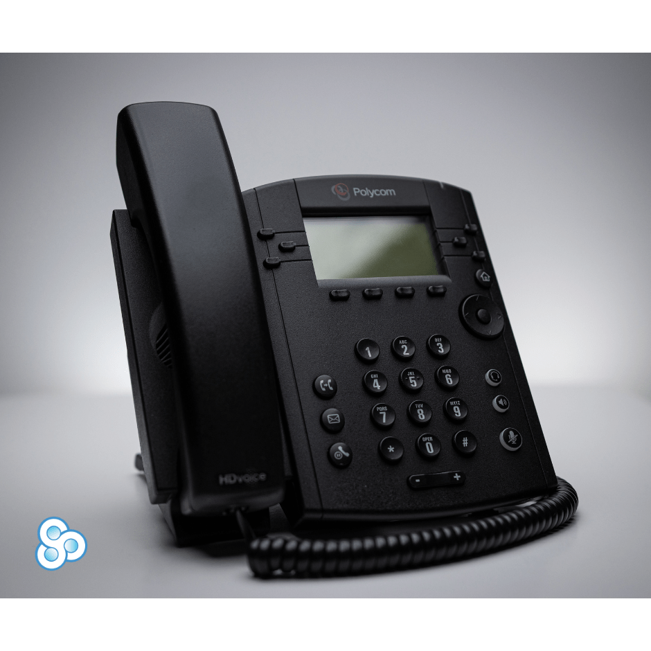 Polycom IP Phones - Polycom Refurbished Polycom VVX301 IP Phone - VVX 301 2200-48300-025 Refurbished