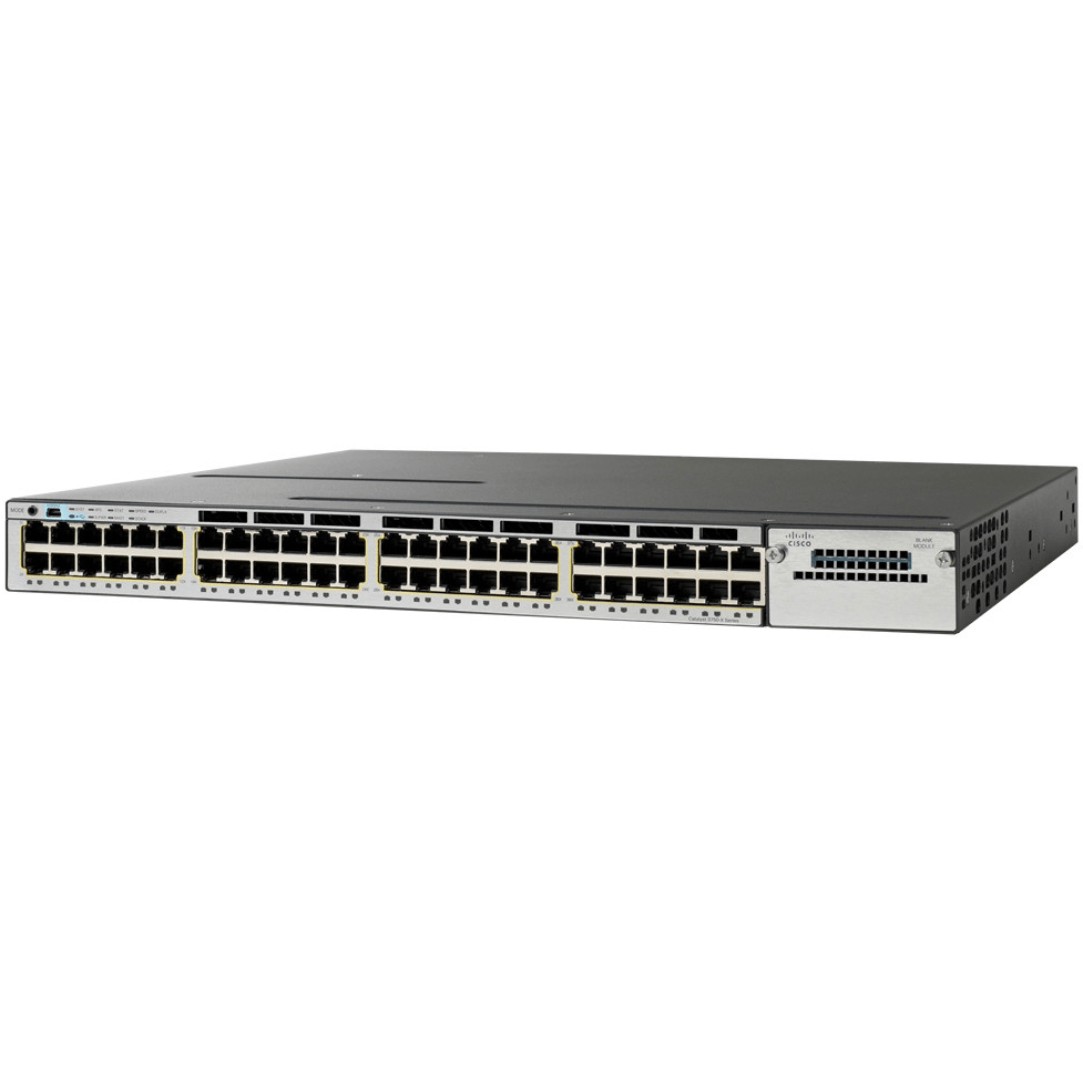 Cisco Switches Cisco Catalyst C3750X 48 Port Switch - WS-C3750X-48T-S