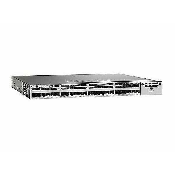 Cisco Switches New Cisco Catalyst C3850 24 Port 10 Gigabit Switch - WS-C3850-24XS-E