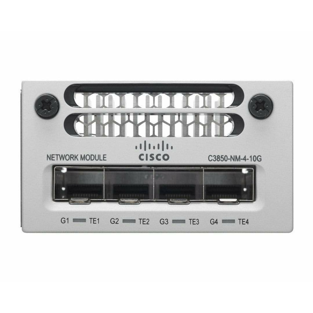 Cisco Switches Cisco Catalyst C3850 4 Port 10GE SFP+ Module - C3850-NM-4-10G New