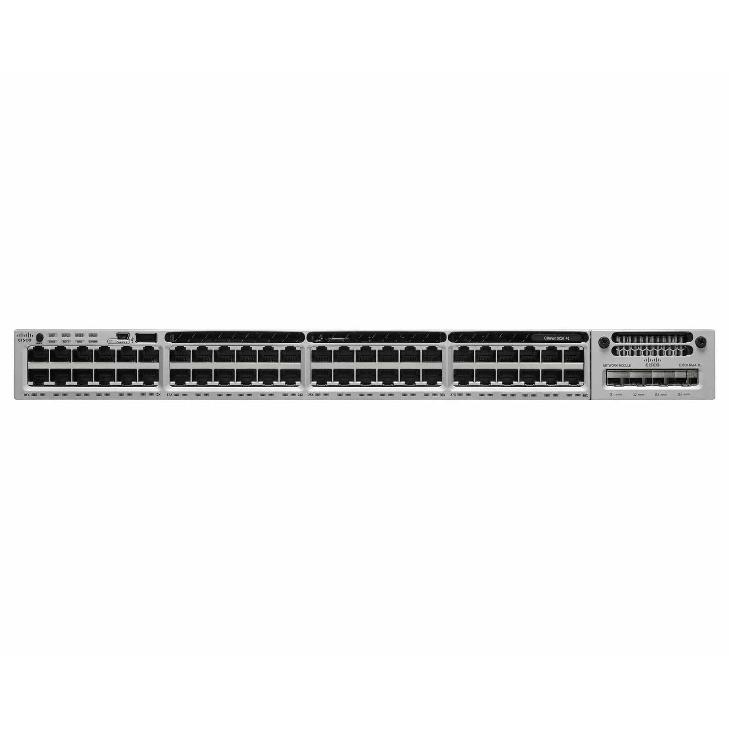 Cisco Catalyst C3850 48 Port Gigabit Switch - WS-C3850-48U-E Refurbished