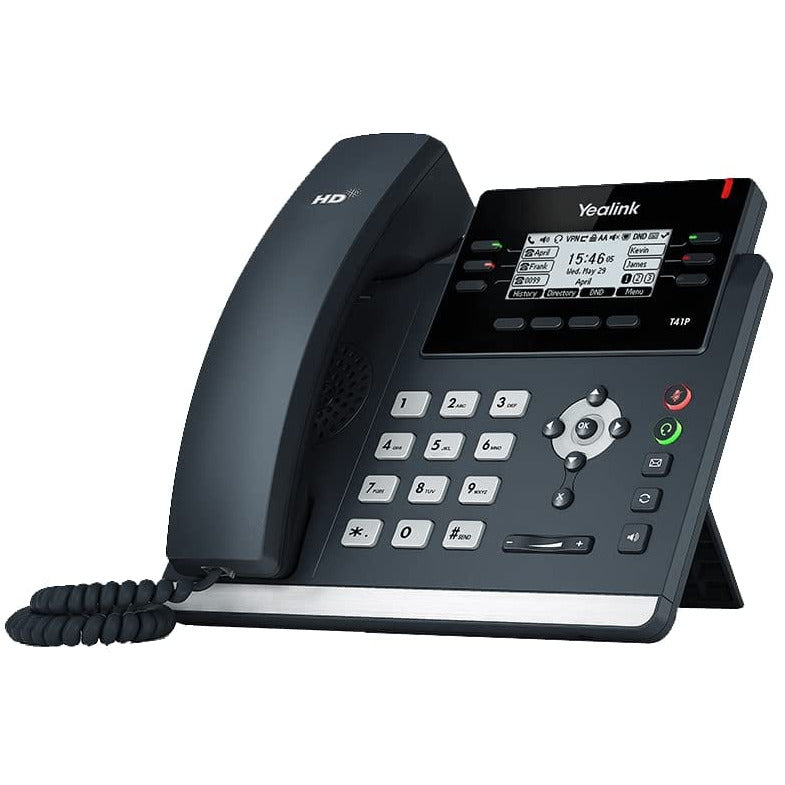 Yealink Yealink Yealink T41P 6 Line SIP Gigabit IP Phone - YEALINK-T41P Refurb